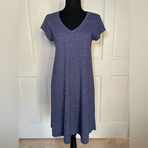 Gap T Shirt Dress Heather Blue Small